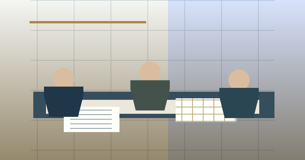 南青山のWeb制作会社M&Aで顧客契約と制作資料を確認する会議風景